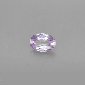 Zaffiro naturale viola da 0,53 ct, taglio ovale, VVS-VS