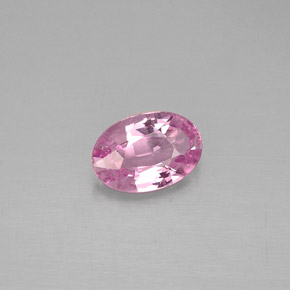 Zaffiro naturale rosa da 0,47 ct, taglio ovale, VVS-VS