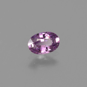Zaffiro naturale viola da 0,57 ct, taglio ovale, VVS-VS