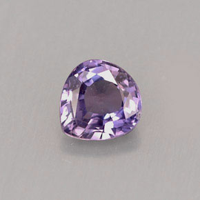 Zaffiro naturale viola da 0,53 ct, taglio a pera, VS