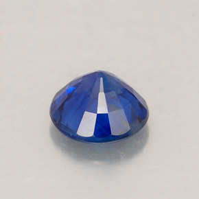 Zaffiro naturale blu da 1,02 ct, taglio rotondo, VS