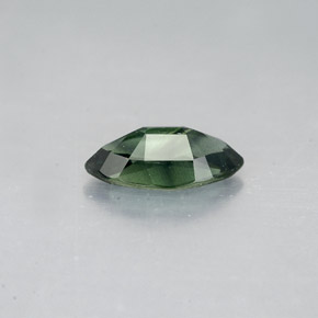 Zaffiro naturale verde da 1,40 ct, marchesa, VS