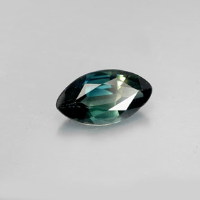 Zaffiro naturale verde da 1,47 ct, marchesa, VVS