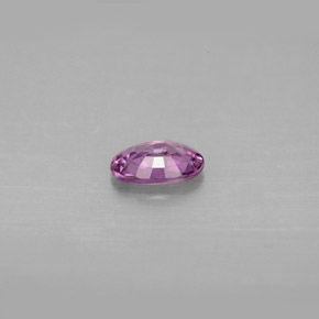 Zaffiro naturale viola da 0,46 ct, taglio ovale, VVS