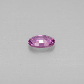 Zaffiro naturale viola da 0,50 ct, taglio ovale, VVS-VS