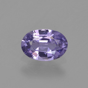 Zaffiro naturale viola da 0,51 ct, taglio ovale, VVS-VS