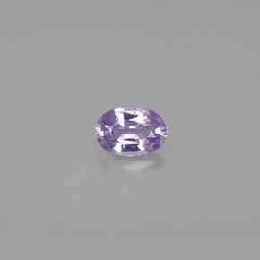 Zaffiro naturale viola da 0,52 ct, taglio ovale, IF
