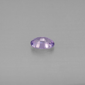 Zaffiro naturale viola da 0,52 ct, taglio ovale, IF