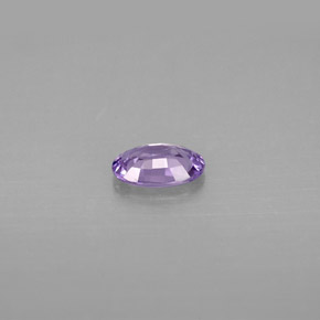 Zaffiro naturale viola da 0,47 ct, taglio ovale, VVS-VS