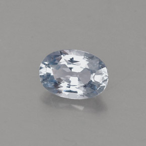 Zaffiro naturale blu da 0,60 ct, taglio ovale, VVS-VS