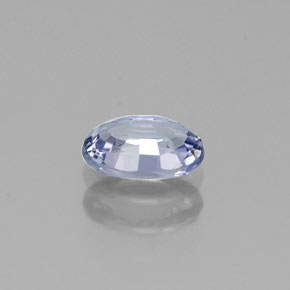 Zaffiro naturale viola da 0,60 ct, taglio ovale, VVS-VS