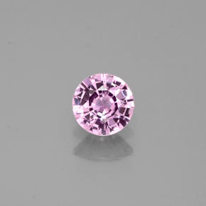 Zaffiro naturale viola da 0,42 ct, taglio rotondo, VVS-VS