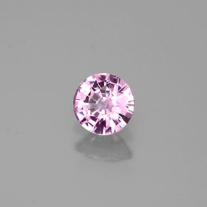 Zaffiro naturale viola da 0,42 ct, taglio rotondo, VVS-VS