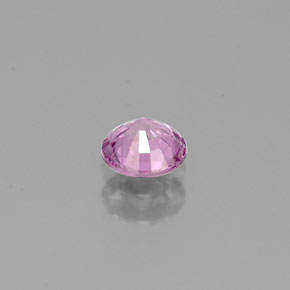 Zaffiro naturale viola da 0,42 ct, taglio rotondo, VVS-VS