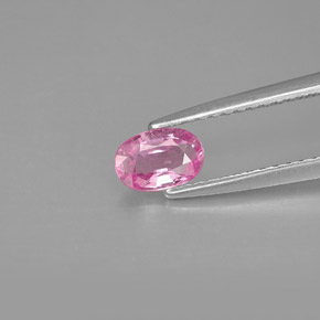 Zaffiro naturale rosa da 0,47 ct, taglio ovale, VVS-VS