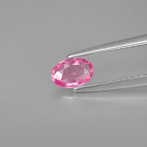 Zaffiro naturale rosa da 0,49 ct, taglio ovale, VVS