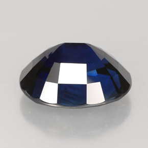 Zaffiro naturale blu da 5,95 ct, taglio ovale, VVS