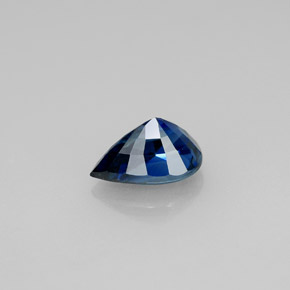 Zaffiro naturale blu da 1,12 ct, taglio a pera, VVS