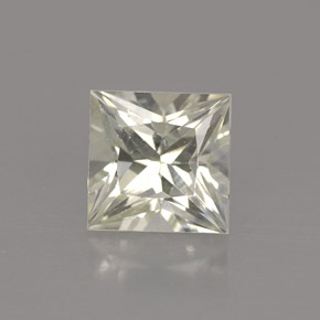 Zaffiro naturale giallo da 1,56 ct, quadrato, VVS-VS