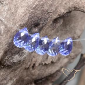Gemme di Zaffiro Intense Blue  naturale da 2.29 ct, Taglio briolette, VVS-VS