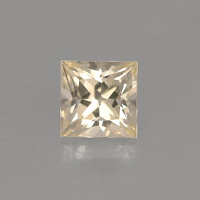 Zaffiro naturale giallo da 1,01 ct, quadrato, VVS-VS