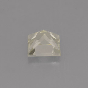Zaffiro naturale giallo da 0,96 ct, quadrato, VVS-VS
