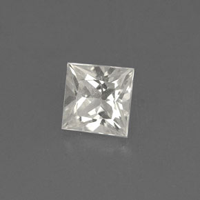 Zaffiro naturale giallo da 0,75 ct, quadrato, VVS-VS