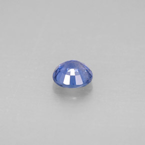 Zaffiro naturale blu da 0,62 ct, taglio rotondo, VS