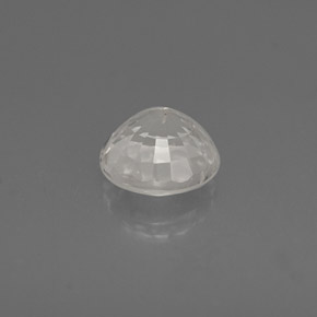 Zaffiro naturale bianco da 1,04 ct, taglio rotondo, VS
