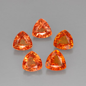 Zaffiro naturale arancione da  ct, trillion, VVS-VS