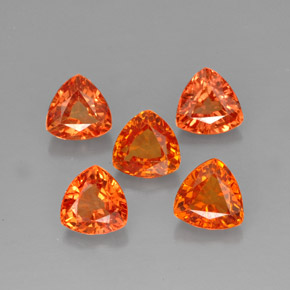 Zaffiro naturale arancione da  ct, trillion, VVS-VS