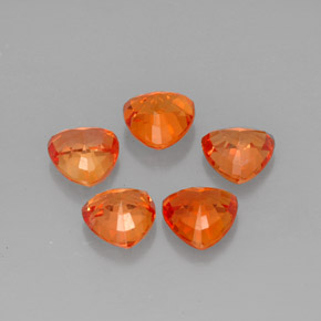 Zaffiro naturale arancione da  ct, trillion, VVS-VS