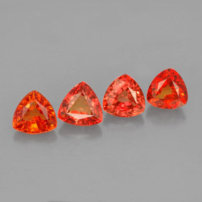Zaffiro naturale arancione da  ct, trillion, VVS-VS
