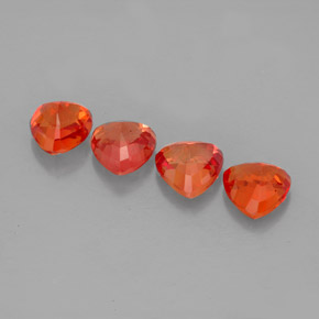 Zaffiro naturale arancione da  ct, trillion, VVS-VS