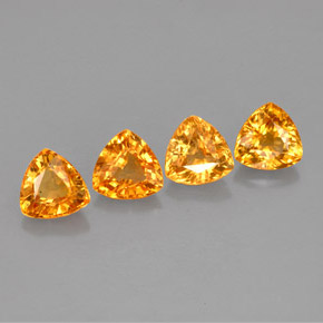 Zaffiro naturale arancione da  ct, trillion, VVS-VS