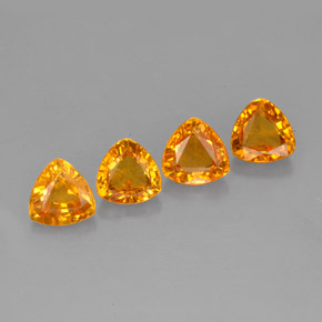 Zaffiro naturale arancione da  ct, trillion, VVS-VS