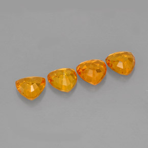 Zaffiro naturale arancione da  ct, trillion, VVS-VS