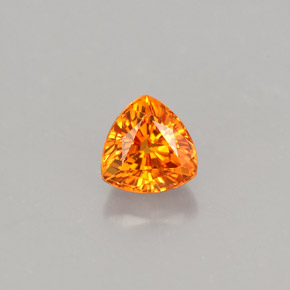 Zaffiro naturale arancione da 1,05 ct, trillion, VVS-VS