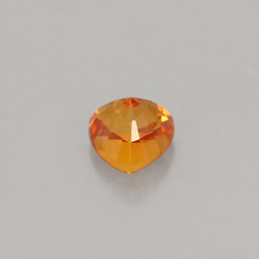 Zaffiro naturale arancione da 1,05 ct, trillion, VVS-VS