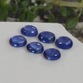 Zaffiro naturale blu da 2,27 ct, taglio ovale, trasparente
