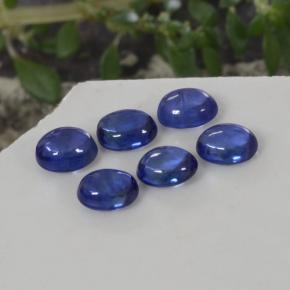 Zaffiro naturale blu da 2,27 ct, taglio ovale, trasparente