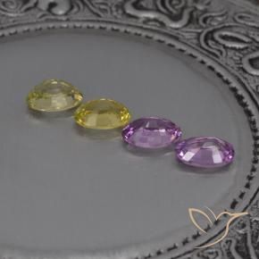 Zaffiro naturale multicolore da 2,15 ct, taglio ovale, VVS-VS