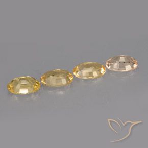 Zaffiro naturale multicolore da 2,12 ct, taglio ovale, VVS-VS