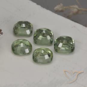Zaffiro naturale verde da 2,63 ct, taglio a cuscino, VVS-VS