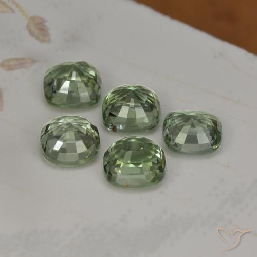 Gemme di Zaffiro Verde foresta naturale da 2.25 ct, Cuscino, VVS-VS
