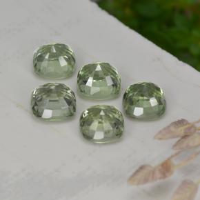 Zaffiro naturale verde da 2,61 ct, taglio a cuscino, VVS-VS