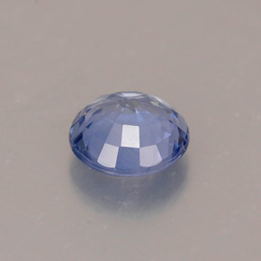 Zaffiro naturale blu da 0,83 ct, taglio rotondo, VS