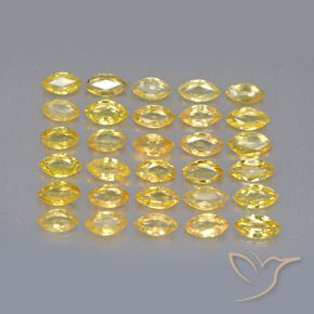 Zaffiro naturale giallo da 3,68 ct, marchesa, VVS-VS
