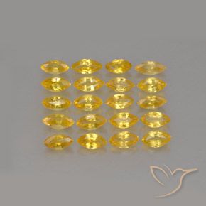 Zaffiro naturale giallo da 2,26 ct, marchesa, VVS-VS