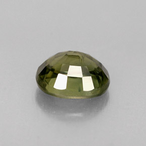 Zaffiro naturale verde da 0,96 ct, taglio ovale, VS